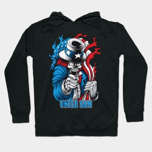 The Skull of Uncle Sam Hoodie